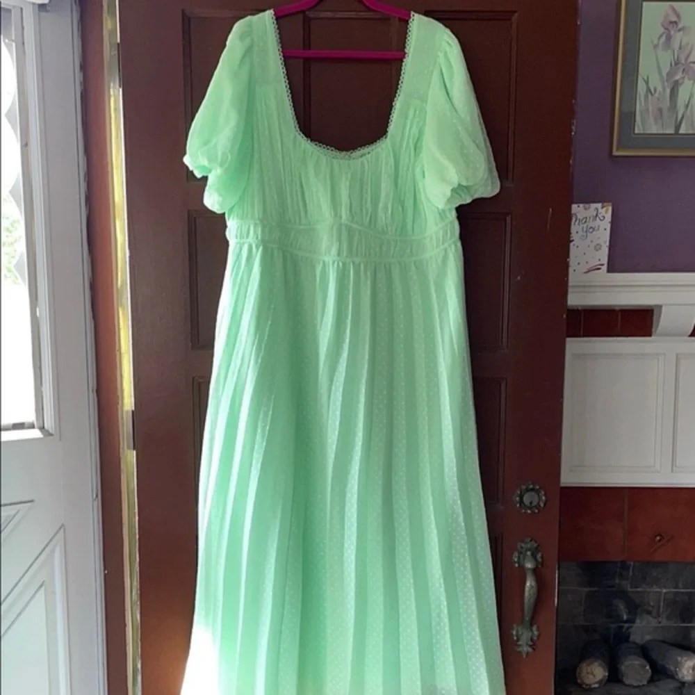 ASOS PLEATED MAXI DRESS     LIKE NEW - Picture 6 of 12